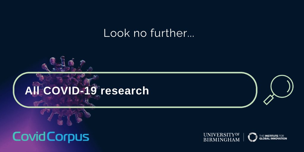 bIGIdeas_UoB's tweet photo. Today we’re launching COVID Corpus, the only online research project repository that will capture all research projects related to #COVID19, regardless of academic discipline, funding or location.

Find out more at https://t.co/hFg19bbs09

#covidcorpus https://t.co/9j1nYWthxf