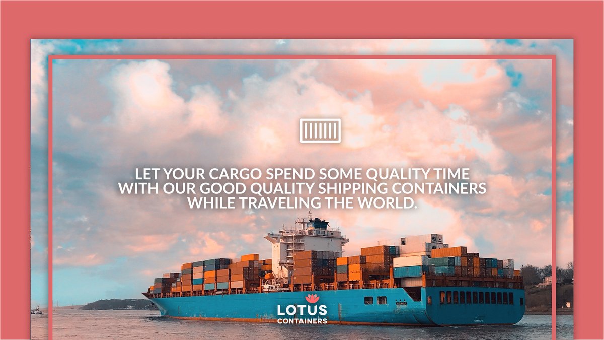 LOTUSContainers's tweet image. Our shipping containers travel the entire world to carry your goods to anyplace with utmost safety and care.

lotus-containers.com/en/

#ShippingContainers #Cargo #FreightContainer #IntermodalTransportationServices #Logistics
#SupplyChain #TradeWorld #containerSupplier