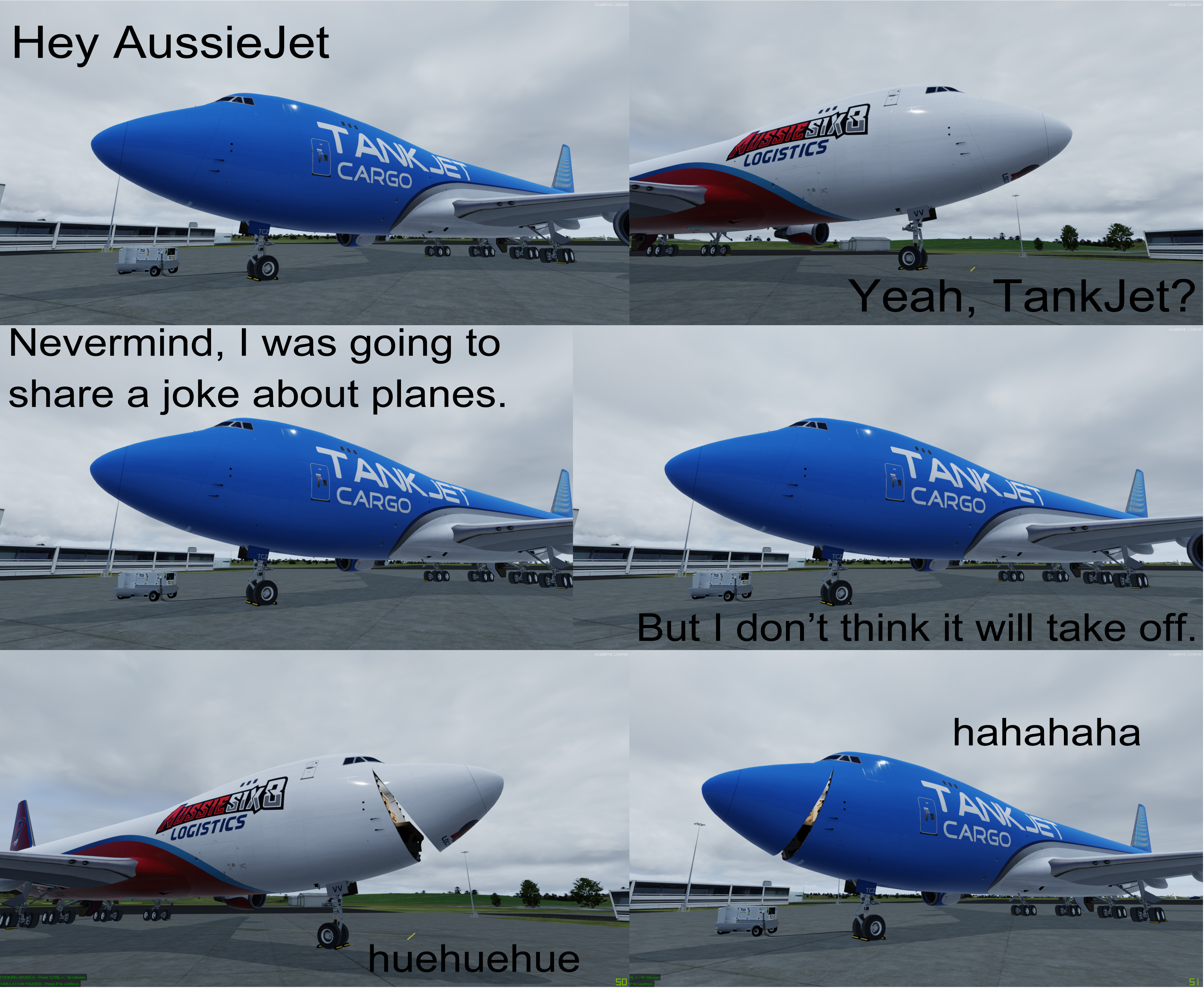 Aussiesix8 on X: "#meme of the day! #pmdg #flightsim  https://t.co/GxgxhNEwEk" / X