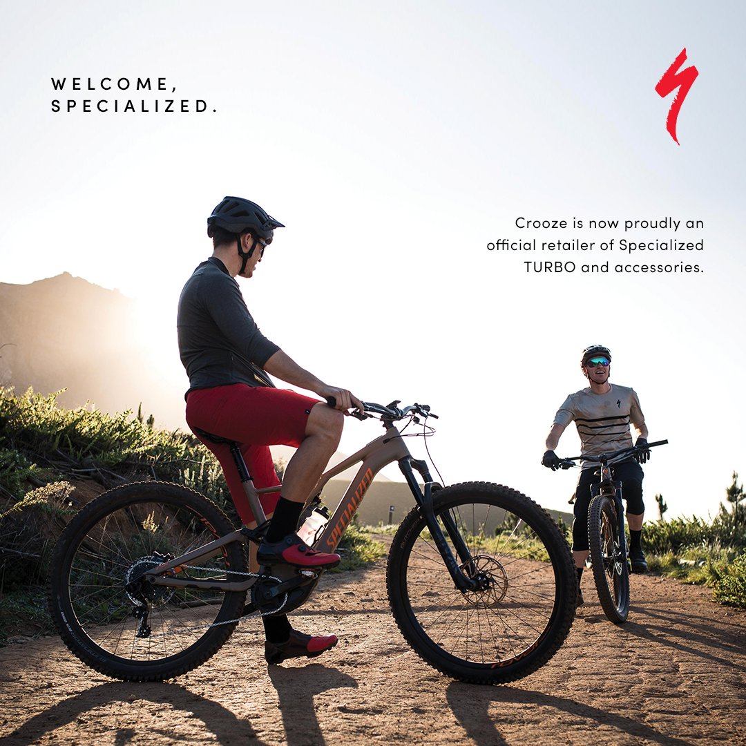 We're so happy to welcome <a href="/Specialized_AU/">Specialized AU</a> !
crooze.com.au/collections/sp…

Come visit our Bundall store and check out the Specialized TURBO range of eBikes, and also some top quality accessories.

#SPECIALIZED #ITSYOUONLYFASTER
#crooze #croozeelectric #ebikes #electricbikes