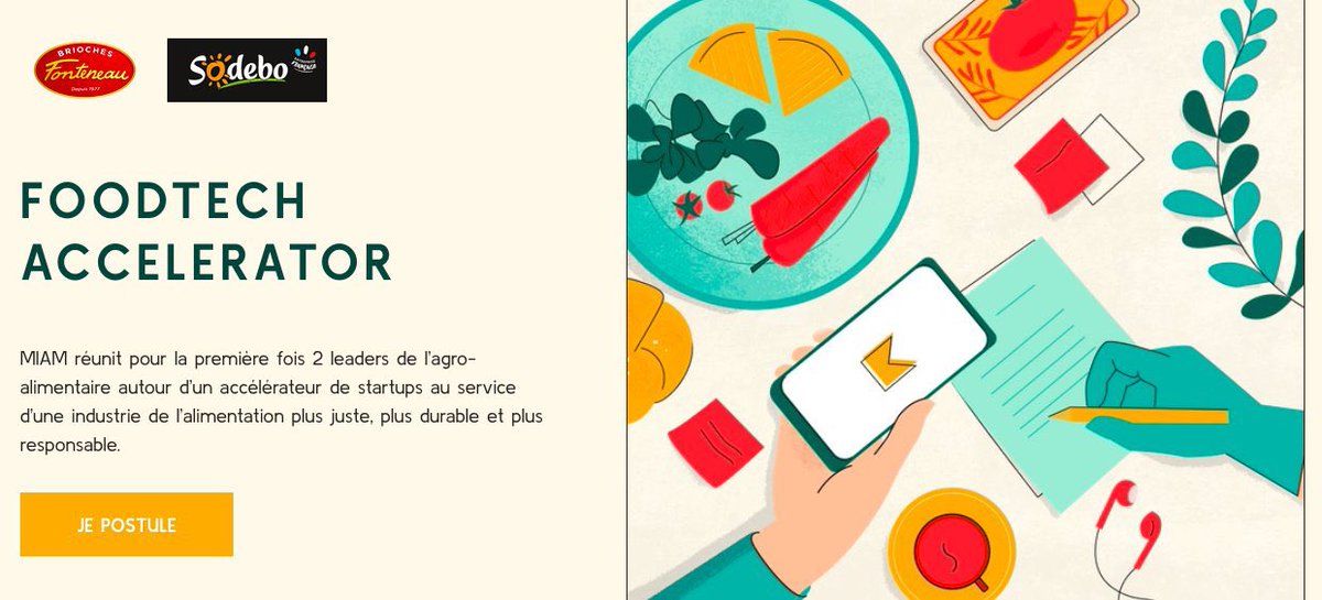 franckytrichet's tweet photo. MIAM réunit 2 leaders de l’agro-alimentaire autour d’un accélérateur de startups au service d’une industrie plus juste, plus durable et plus responsable. C’est à Nantes, territoire de l’alimentation de demain. Bravo @Startup_Palace ! https://t.co/uEwaGmmpDl #foodtech https://t.co/0LrrVbXYKl