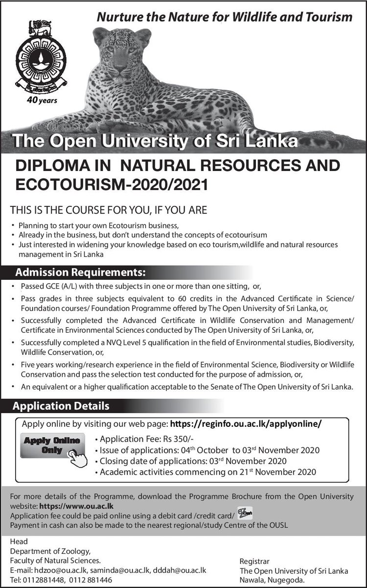 The Open University of Sri Lanka (@ouaclk) on Twitter photo 