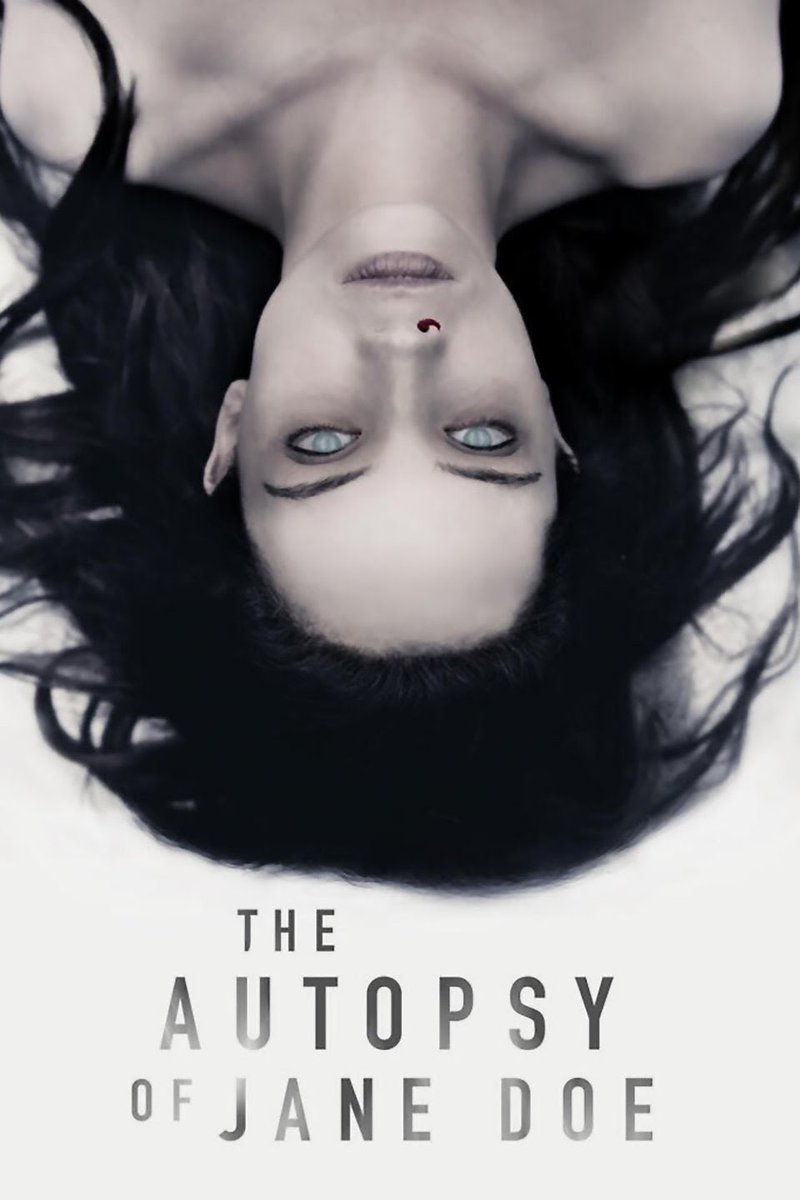 The Autopsy of Jane Doe (2016) Everything about this movie was fucking perfect. A father and son give a girl an autopsy and uncover horrible secrets. The actresses was beautiful and so much weird shit happens as the film progresses Can’t say much without spoiling but the ending