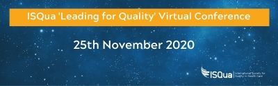 PeterLachman's tweet photo. What's that? Another ISQua Virtual Conference? Save the date! Wednesday 25th November, 11:30 GMT. Limited tickets go on sale soon! In the meantime, here is all you need to know! #ISQuaVirtual #ISQuaLive #LeadingforQuality https://t.co/mXRp40WTNl https://t.co/dggzC6U6SH