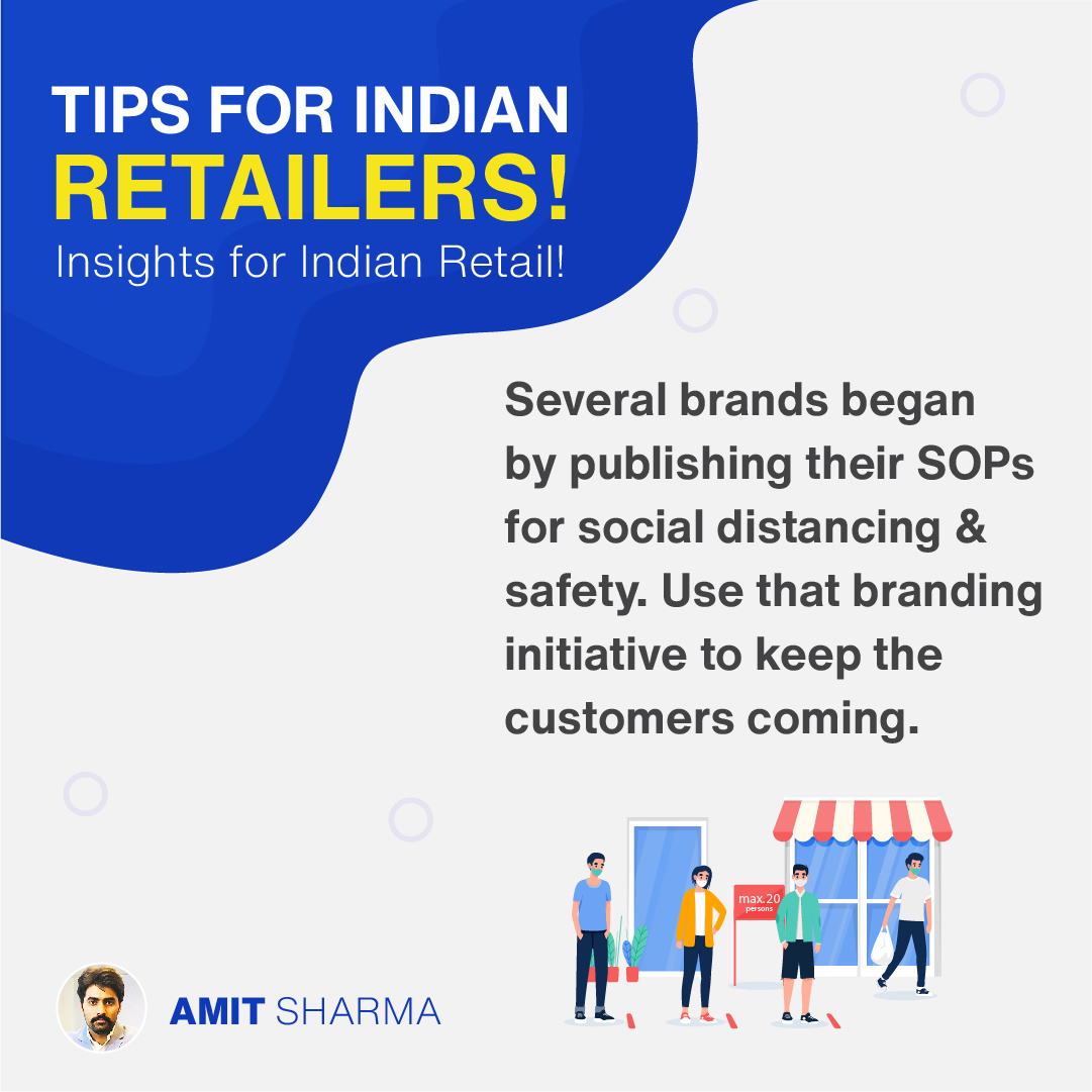 mitkumar's tweet photo. Every day, I present an insight from the retail case studies📚I read. Today, it's my turn for the post no. 6.

#amitsharma #retailbuddy #retail #socialdistancing #safetymeasures https://t.co/6PdUI0mhYG