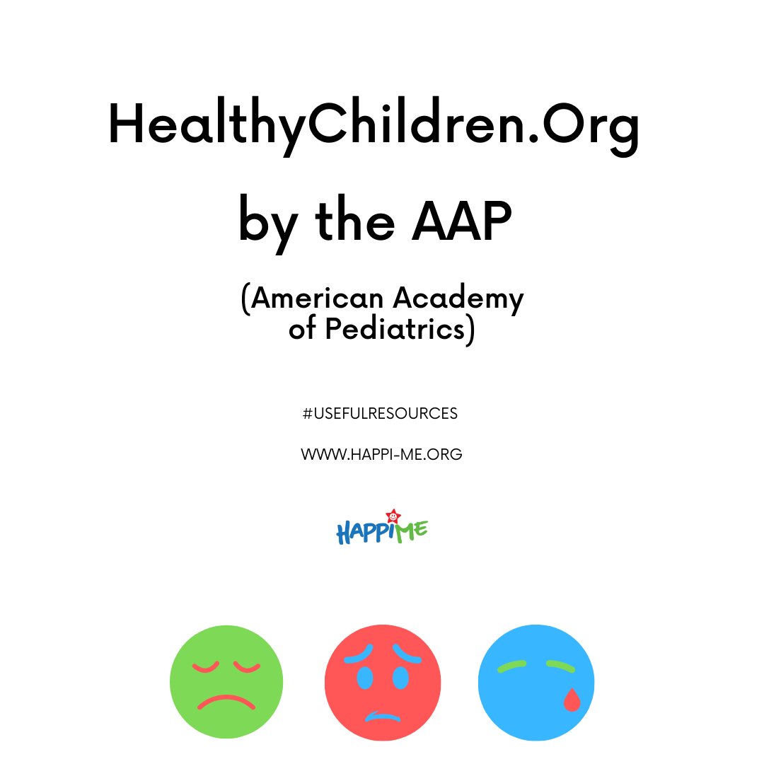 HappiMeProject's tweet image. HealthyChildren.Org by the AAP (American Academy of Pediatrics) |  healthychildren.org | happi-me.org #HealthyChildren #AAP #UsefulResource #WednesdayWisdom #MentalHealth #Inspirational