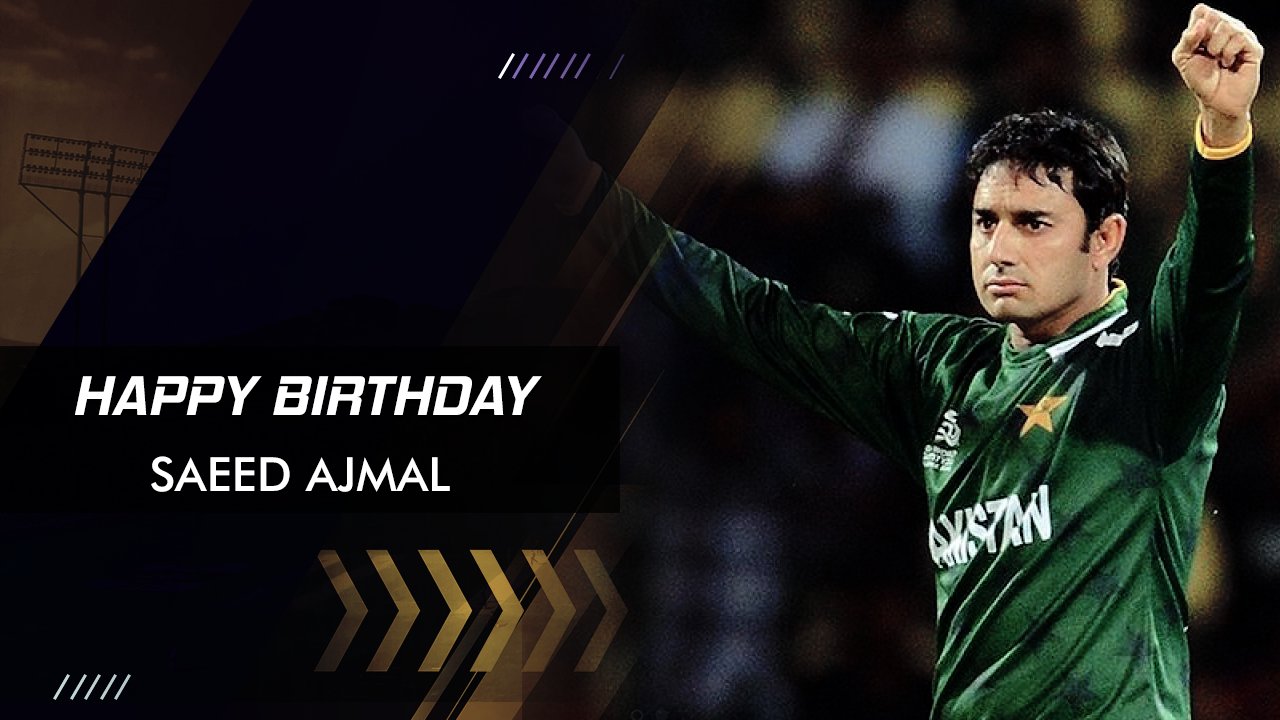 Happy Birthday!! Saeed Ajmal

Former Pakistani Right-Arm Off-Spin Bowler 