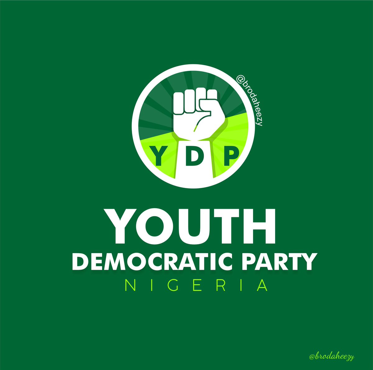 Good morning to Nigerian youths. The struggle have been tough. But i want to assure y'all again that power belong to the people. This #SWATMUSTENDNOW #EndSWAT movement have NO LEADER, and should remain that way! RT AGGRESSIVELY if you believe in #YouthDemocraticParty ✊🏼