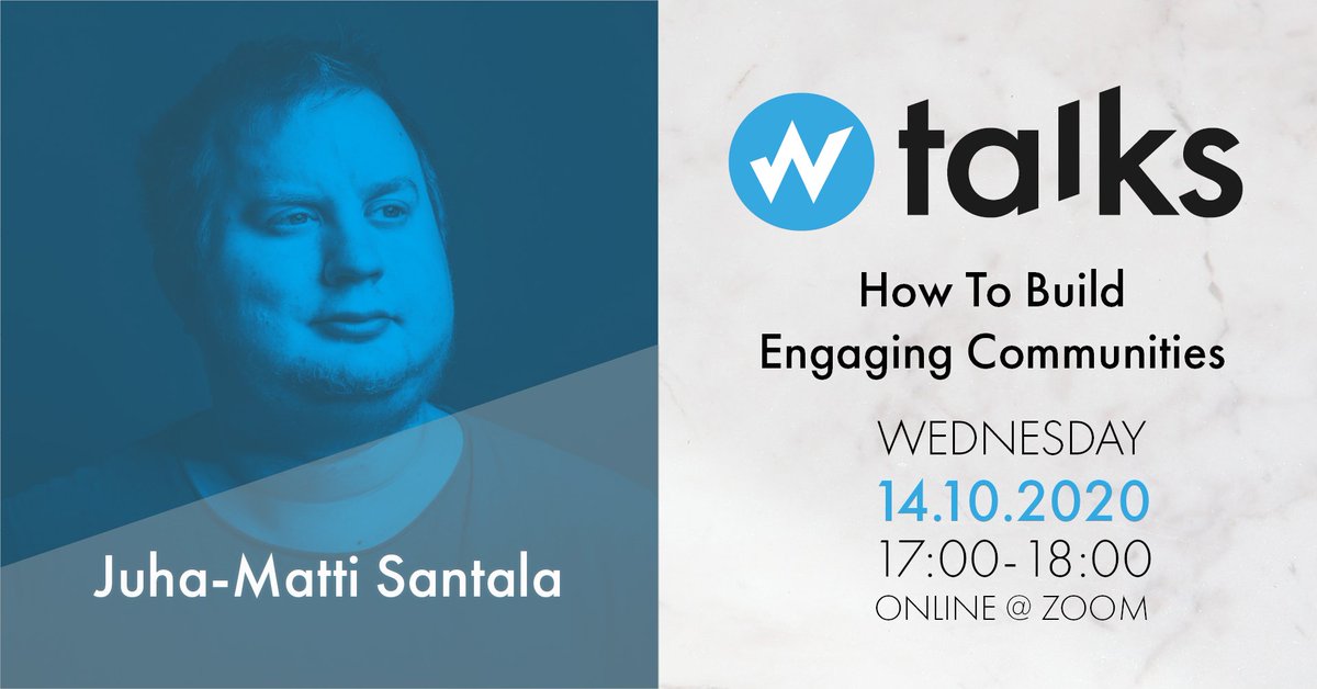 LaureaES's tweet photo. Free webinar tonight at 5pm with @Hamatti! How to build engaging communities?

https://t.co/QrgwdjTpiM

#webinar #growthevents #communities #network #development #entrepreneurship #innovation #Helsinki https://t.co/47ujUFd01s