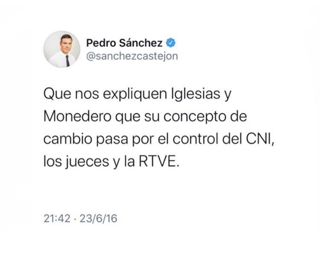 rosadiezglez's tweet photo. Pedro Sánchez, presidente del Gobierno  de España. Directamente, sin vergüenza. Son golpistas. Y el PSOE, muerto. Pensar en cuanta buena gente se jugó hasta la vida por defender esas siglas...Cobardes. Qué asco. https://t.co/9vURkMdKi9