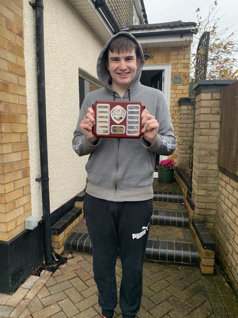 DeanesCatering's tweet photo. Sad to hand back his ‘Headteachers ‘award but very proud to be awarded it last year. It was a very proud parents moment @DeanesHead @DeanesSchool @DeanesPerform https://t.co/bK4pLqQkKg