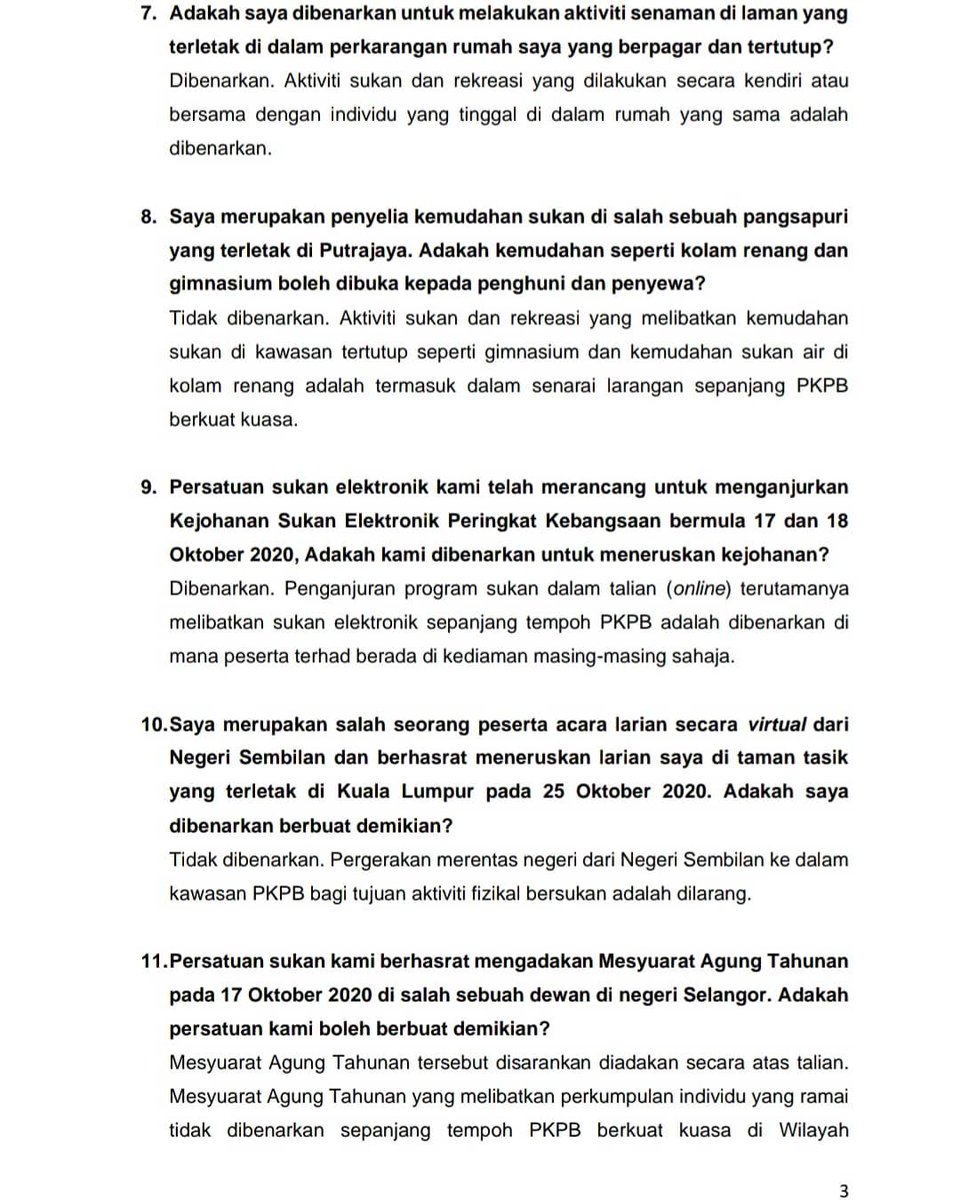 Bfm News On Twitter However Office Administrators Of Sports Associations As Well As Business Operators Of Fitness Centres Are Allowed To Conduct Economic Activities Not Related To Physical Activities Https T Co Snrucrirex Twitter