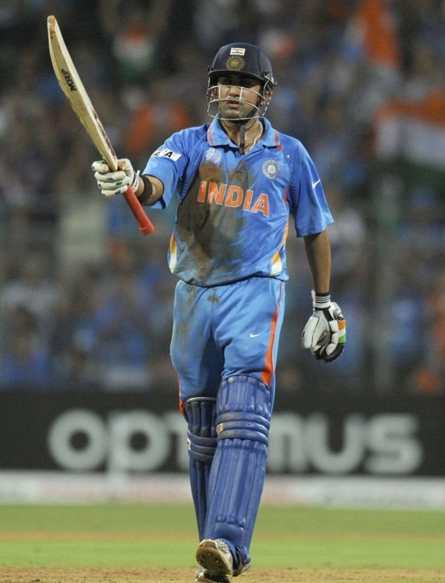 #gautamgambhir Happy birthday <a href="/GautamGambhir/">Gautam Gambhir</a> sir🎂🙏.. I never forget that jersey with soil..🙂