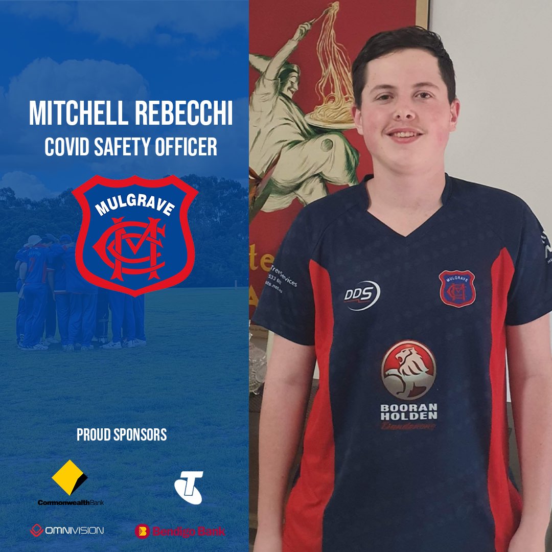 Mulgrave_CC's tweet photo. COVID SAFETY OFFICER
With the 2020/21 season shaping up to be a year like no other, one of the big changes will be the introduction of a COVID Safety Officer.
Therefore, the club is pleased to announce Mitch Rebecchi as the COVID Safety Officer for the 2020/21 season.
#GoMully https://t.co/3xmiFHVyUj