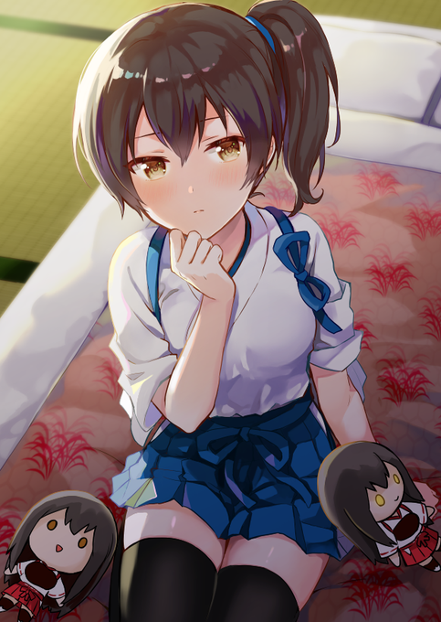 これは赤城さんを待つ加賀さん 