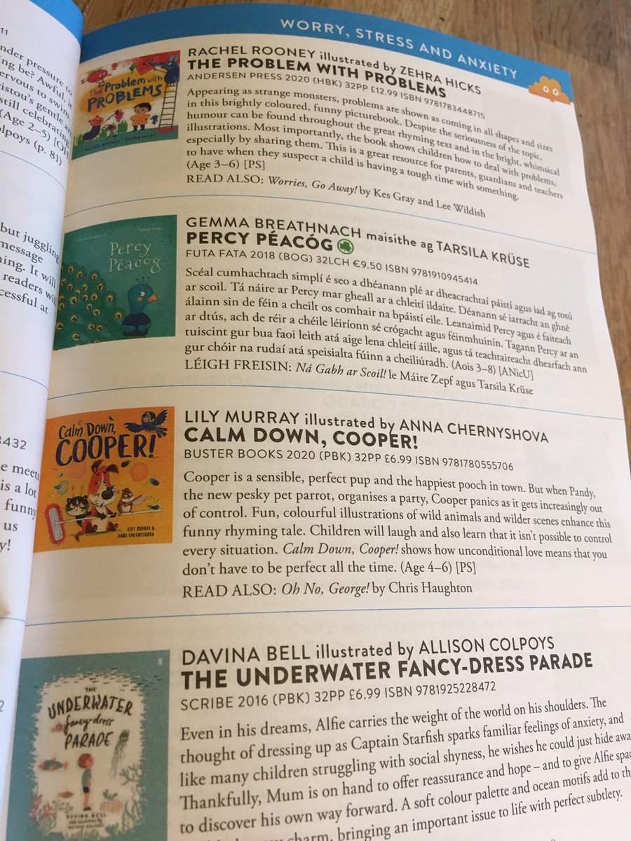 Yipee Calm Down Cooper illustrated by <a href="/MySketchbooks/">Anna Chernyshova</a> has made it in to the Children’s Books a Ireland book guide 🤗
