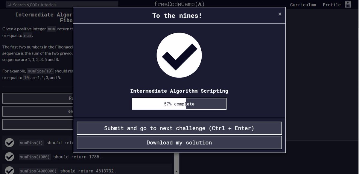 bhanudatsinh's tweet image. Day-44 of #100daysodcode Solved 3 problems from the intermediate algorithm at @freeCodeCamp.
Sorted Union
Convert HTML entities
Sum of odd Fibonacci Numbers
