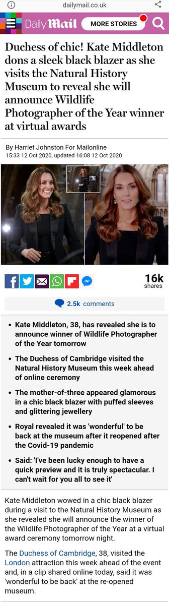 Exhibit 37A:  #BlackClothingGate The Daily Mail's inconsistency of approach on the wearing of black clothing by Meghan and Kate. How about we just let these two women wear what they like? Both have good taste and look fantastic.