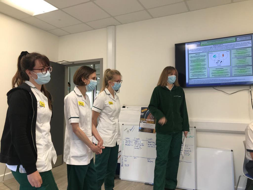 Our fabulous OT colleagues showcasing their amazing work they have carried out with our covid patients during #COVID19 💚 #asphft #AHPsDay2020
