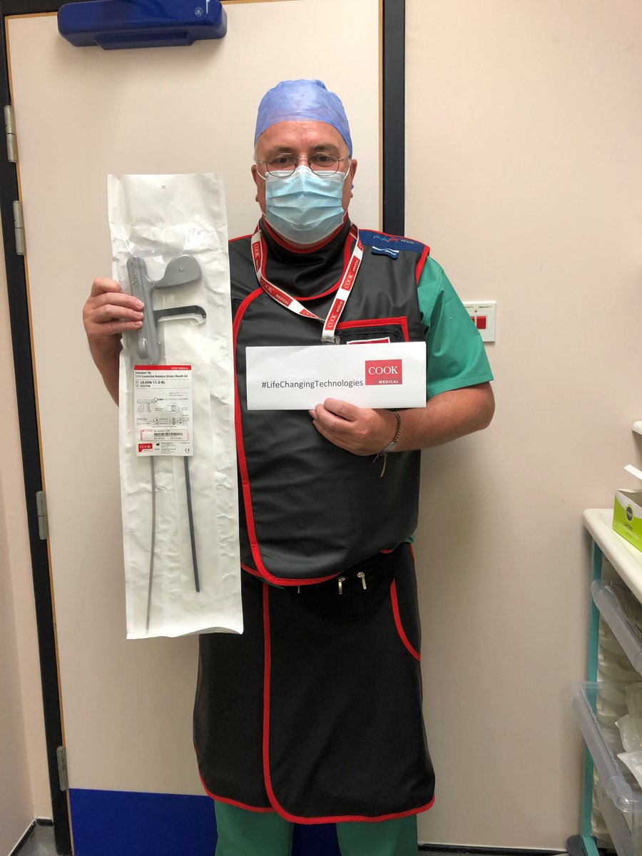 StevePh36494431's tweet photo. #LifeChangingTechnologies; #MedTechWeek @CookMedLimerick Complex Case support for Rotational Transvenous Lead extraction https://t.co/ktmQCcpPdw