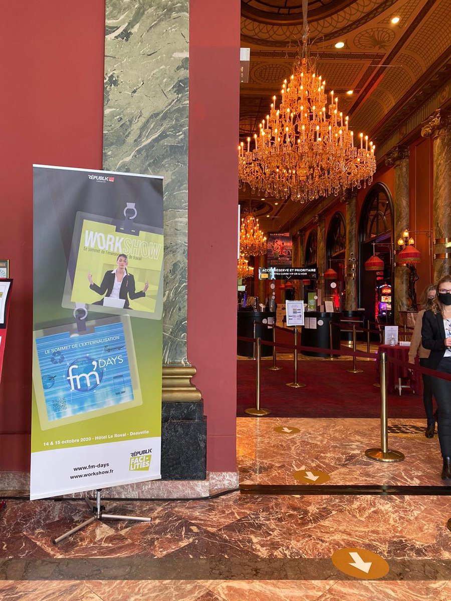 AgenceArceos's tweet image. Agathe et Cellia sont bien arrivées à l'hôtel Barrière Le Royal Deauville et ont pu installer leur stand de présentation d'Arcéos, prestataire haut de gamme de service d'accueil.
Elles sont ravies de vous y rencontrer

#FMDays #FacilityManagement