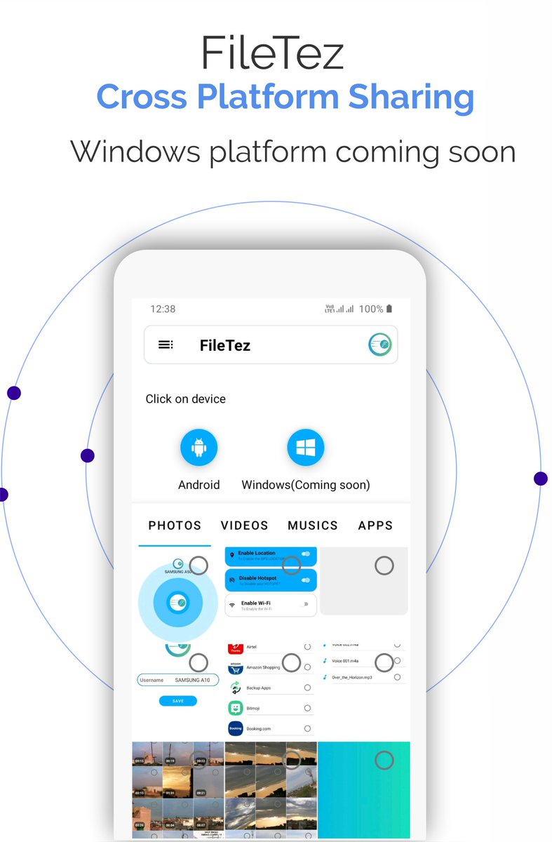 insyrge's tweet photo. Download the amazing app for fast file sharing through googles airdrop technology. Easy to connect with wifi-to-wifi connectivity. You can share all types of files, images,videos,music,apps.
Donwload now from below link
https://t.co/InGTbNkkSf
#FileTez #Insyrge #100DaysOfCode https://t.co/jFow9IwngU