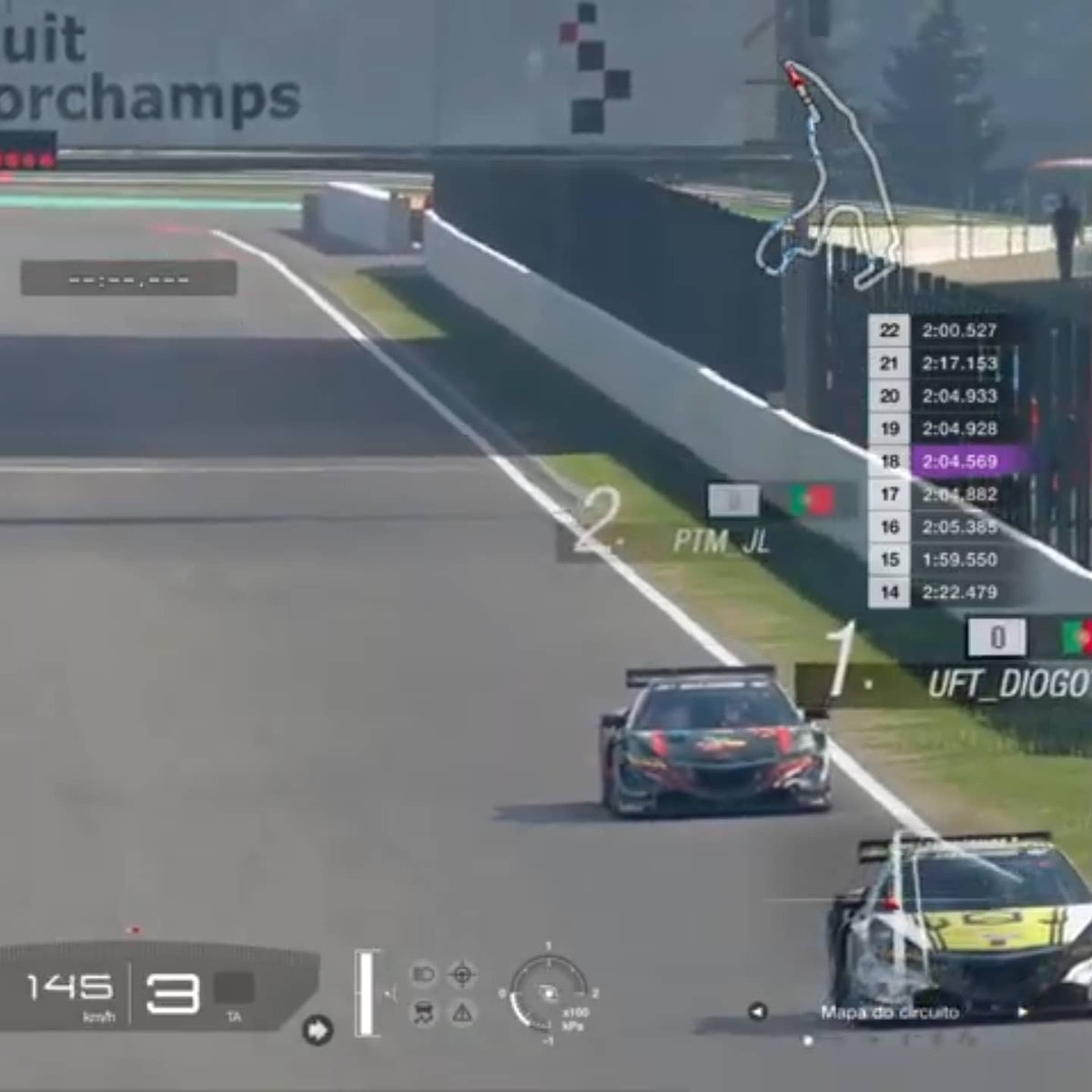 Grandes corridas ontem que trouxeram 2 excelentes resultados!

Na @ligagtportugal o <a href="/JL_243/">Jorge Luis</a> conseguiu um fantástico P2 com VMR 👏👏👏

No <a href="/lecesports/">LEC Esports</a> o <a href="/Nuno_Andrade_81/">PTM_Nuno81</a> conseguiu um P7 muito bom!

Venha 5F, para mais uma dose dupla!