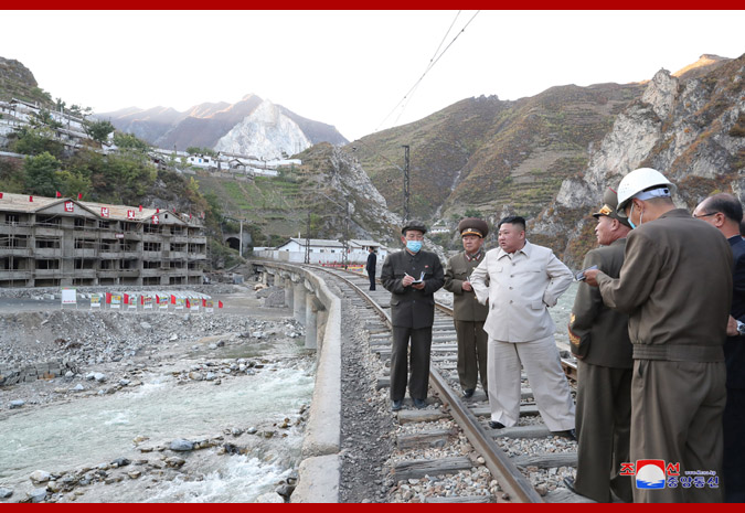He pretty much said "God this is a dump, why aren't we rebuilding the whole place?" and his word is law. Also, trousers.  #kimjonguntrouserwatch