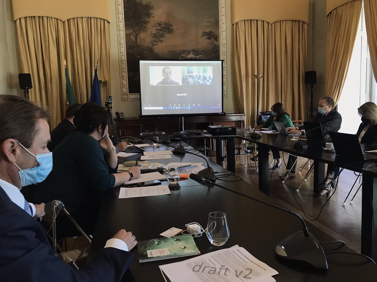 SchuhUlrich's tweet photo. Having the privilege to discuss the Future of @EUREKA_NETWORK  and #NewEureka with the team of incoming Portuguese Chair led by Minister for Science, Technology and Higher Education @manuelheitor in Lisbon https://t.co/Oxf3TG2EKT
