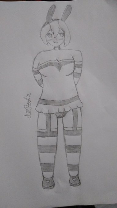 Nia, Mi Boceto del dibujo que estoy haciendo de tu antigua y caracter&iacute;stica skin. Ahora a pasarla a digital<a href="/tag/lakshartnia"class="tags"><span>#lakshartnia</span></a>