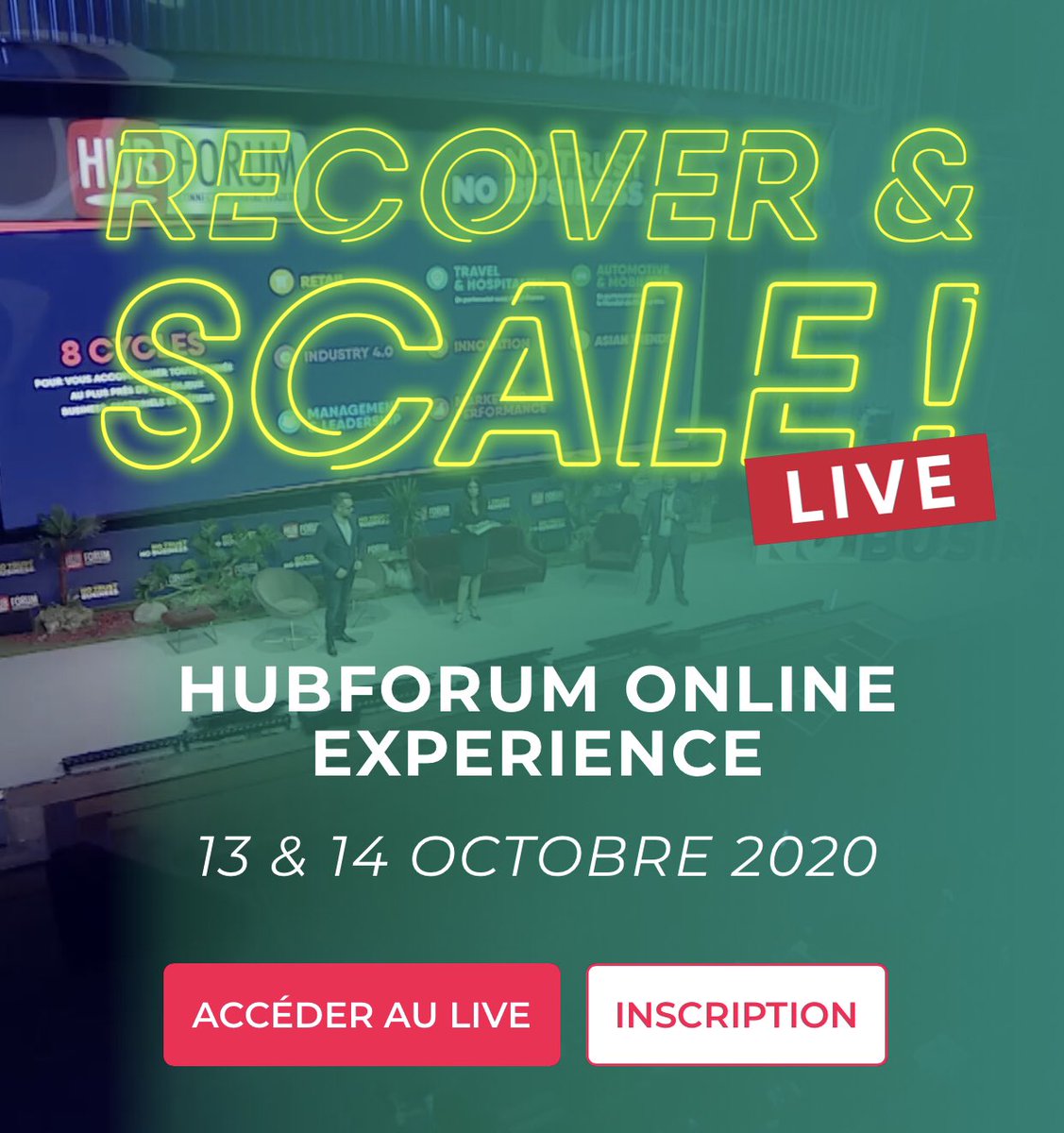C’est parti pour la deuxième journée du <a href="/hubforum/">FORUM HUB</a>. On commence avec le co-fondateur du <a href="/HUBInstitute/">HUB Institute</a> <a href="/emmanuelvivier/">Emmanuel Vivier</a> qui nous parle de la transformation qui bouleverse actuellement les entreprises ! <a href="/VincentMontet/">Vincent MONTET</a> <a href="/ArnaultChatel/">Arnault Chatel</a> <a href="/MBADMB/">mbadmb</a> #mbadmb #HUBFORUM #hubinstitute