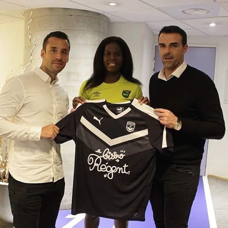 Since joining Bordeaux she has continued to play well and score goals! This is amazing news for our Reggae Girlz because it means that she will be in great form for the World Cup qualifiying campaign ahead of the Women's World Cup in Austrailia and New Zealand in 2023. 
#WCW