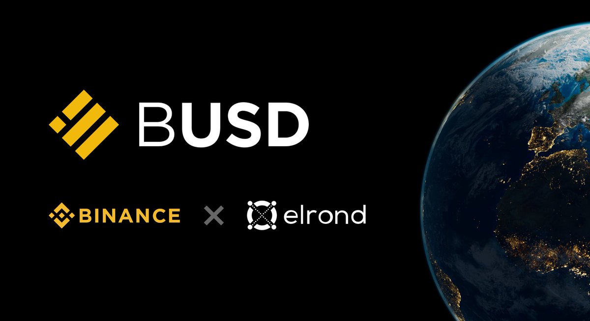 MultiversXFr's tweet photo. NEWS ⚠️ -

Binance utilisera la Blockchain Elrond Network pour des transferts  rapides et peu coûteux de son  Stablecoin BUSD 🔥!

Avc une offre en circulation approchant les 200 millions de dollars, BUSD a été le Stablecoin à la croissance la + rapide ds l'espace  crypto en 2020 https://t.co/crCTiKjnPb