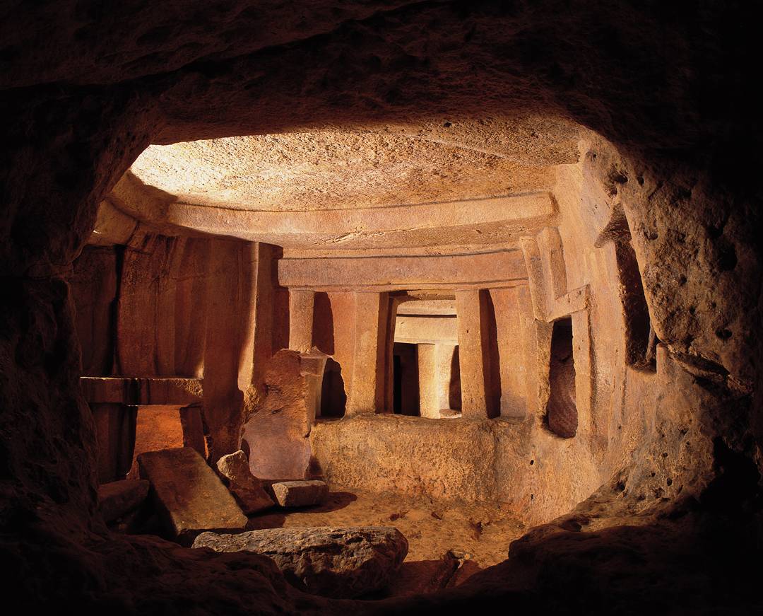 The Ħal Saflieni Hypogeum found in Paola is a Neolithic subterranean structure dating to the Saflieni phase (3300 – 3000 BC) in Maltese prehistory.