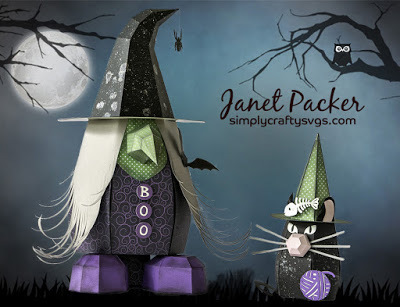 CraftingQuine's tweet photo. Witch Gnome and Cat Gnome - a Halloween Transformation! https://t.co/s9gsjXYlLF