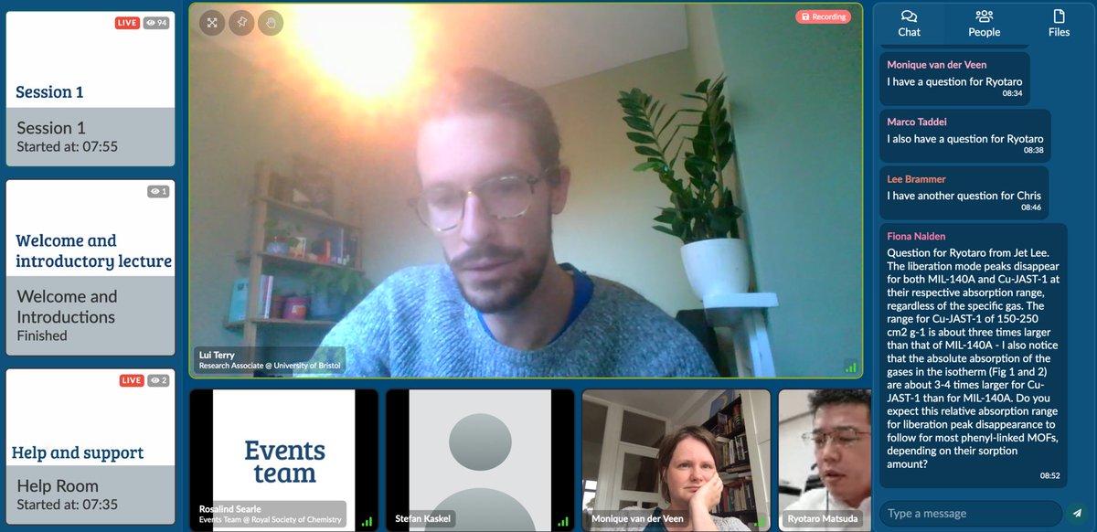 Valeska Ting (@profvaleskating) on Twitter photo Some fantastic questions coming out of this morning’s session #FDFrameworkMaterials 
Also fun to spot familiar faces during the discussions including <a href="/Luithinks/">Lui</a> <a href="/jetsinglee/">Jet Lee 🧑🔬</a> @taddeima <a href="/fxcoudert/">FX Coudert</a> et al.!
<a href="/Faraday_D/">Faraday Discussions</a> <a href="/chriszombiechem/">Chris Sumby</a> <a href="/sam_c/">Sam Chong</a>  <a href="/RSC_PorMat/">RSC Porous Materials Interest Group</a> Some fantastic questions coming out of this morning’s session #FDFrameworkMaterials 
Also fun to spot familiar faces during the discussions including <a href="/Luithinks/">Lui</a> <a href="/jetsinglee/">Jet Lee 🧑🔬</a> @taddeima <a href="/fxcoudert/">FX Coudert</a> et al.!
<a href="/Faraday_D/">Faraday Discussions</a> <a href="/chriszombiechem/">Chris Sumby</a> <a href="/sam_c/">Sam Chong</a>  <a href="/RSC_PorMat/">RSC Porous Materials Interest Group</a>