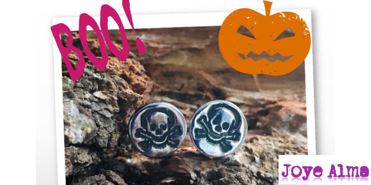 AlmaJoye's tweet photo. Handmade silver skull studs for Halloween anyone? Go to https://t.co/xfNyGK4Iaq @numondaycom #numondaynation #handmadejewellery #supportsmallbusiness #Halloween #Skulljewellery https://t.co/Lald2AN67g