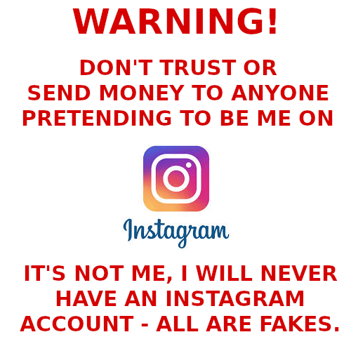 WARNING WARNING WARNING! 2/2  And furthemore, fans told me about fraud activities coming from these accounts