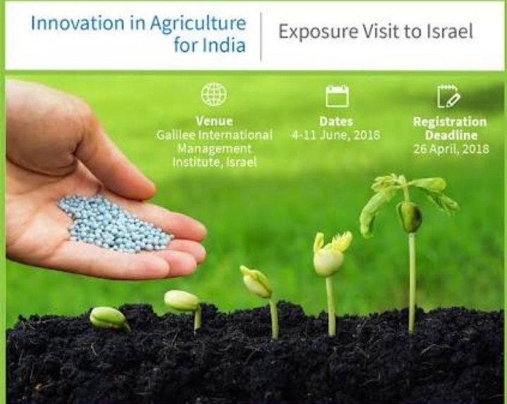 In Agriculture too Israel is sharing it's experience & knowledge with us Bharat and Israel are jointly developing new crop varieties and sharing post harvest technologies following the success of the 10-year-old Indo-Israeli Agriculture Project (IIAP)(10/n)