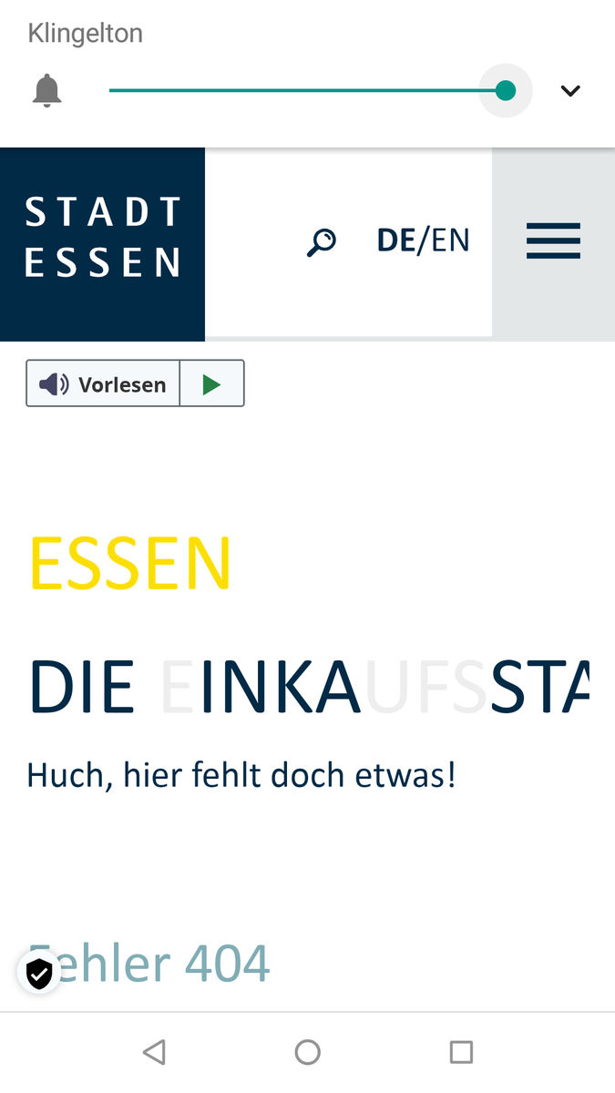starcmdr's tweet photo. @Essen_Ruhr Hallo!
In Ihrem angehefteten Tweet führt der Link "Veranstaltungen" ins Leere. https://t.co/EPmmVaqvIx