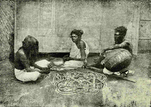 Pulluvan Pattuname originated from name of bird called bird of Omen, whose cry considered ominous. pulluvar community worship snake & perform ritual singing called pulluvan pattuMusical instrument is 1string violin-pulluvan veena? & with earthen pot is pulluvan kutamwiki