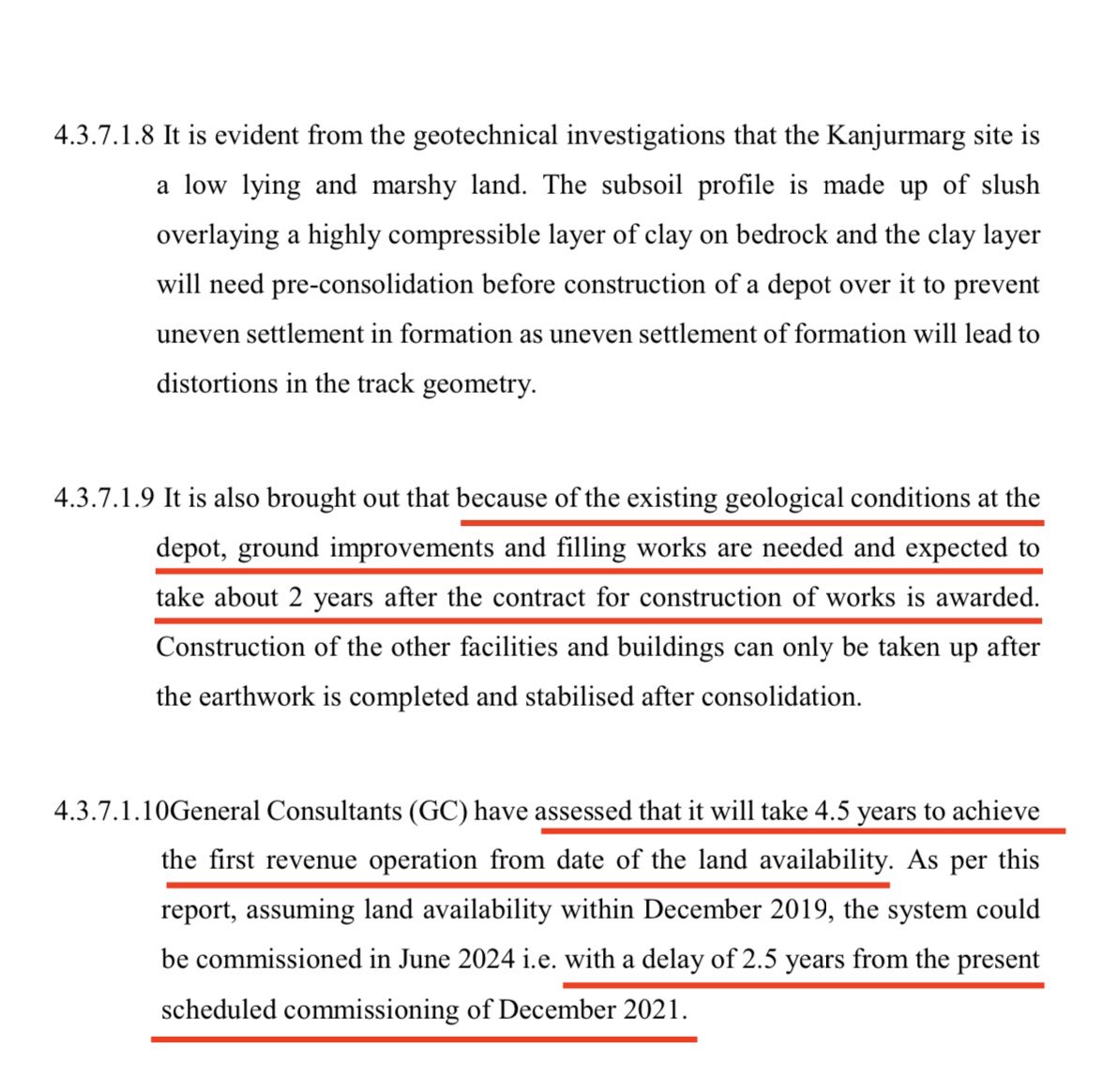 Worst suffering for Mumbaikars will be that Metro which was scheduled to be commissioned in December2021,will be delayed by 4.5long years!Additionally,looking at present conditions of Kanjurmarg land,ground improvements&filling works need 2years,that too after award of contract