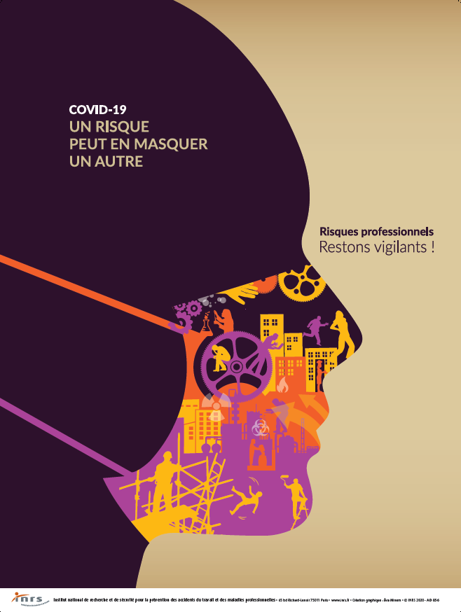 INRSfrance's tweet photo. ⚠️Risques professionnels : restons vigilants ‼️ Les conditions de #travail sont bouleversées par la #Covid_19 mais les autres risques ne doivent pas être négligés ❗ Qq rappels : obligations des #entreprises, démarche #prévention, évaluation des risques... https://t.co/SWh3BbpHxN https://t.co/dSfZcX6X2f