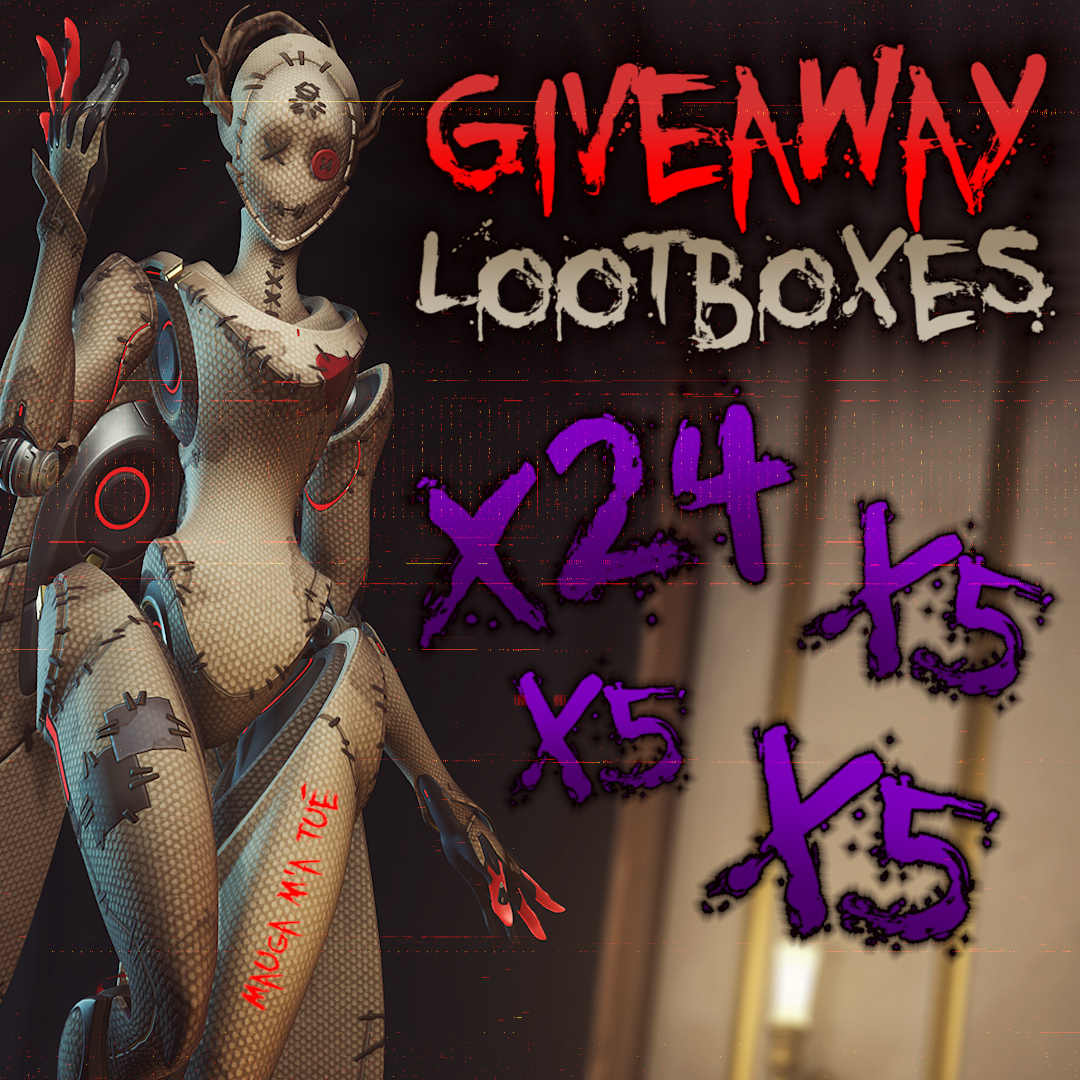 Potxeca's tweet image. 🎃 Pour l&apos;event d&apos;Halloween sur @OverwatchFR  #Concours #Giveaways (only PC) 🎃

-🪦 24 Lootboxes de l&apos;event
-🪦🪦🪦 3x5 Lootboxes de l&apos;event (trois gagnants) 

1⃣ RT ce post (pour ne pas être maudit)
2⃣ Follow @Potxeca (sinon tu te transforme en crapaud)
🗓️ Vendredi 14/10 à 20h