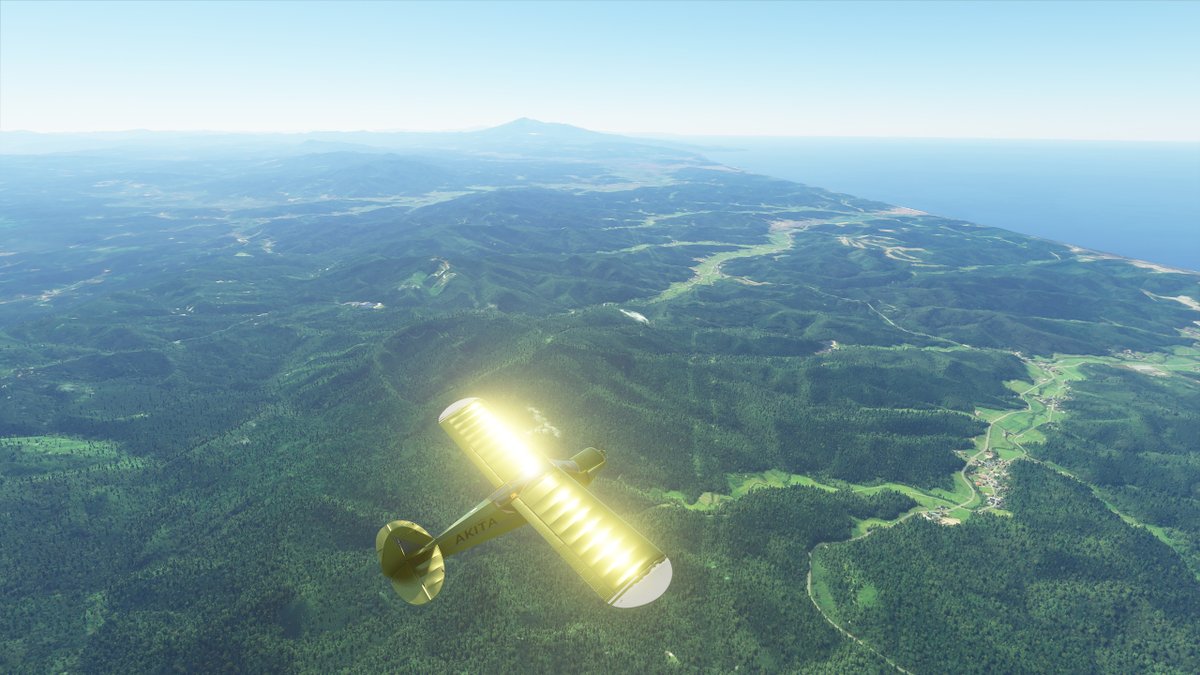 zikko2016's tweet photo. 続いて黄金色の機体！！！

#MSFS2020 #MicrosoftFlightSimulator #PhotoShop https://t.co/doVSYtLDjy