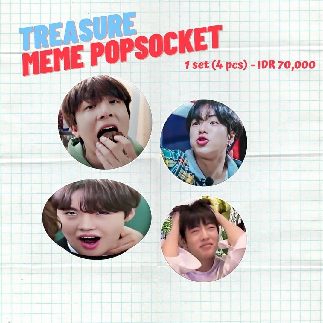 BoxesofK's tweet image. Preorder TREASURE MEME POPSOCKET
Price : IDR 70,000 for 4 pcs (boleh pilih member)
Pengerjaan kurang lebih 7 hari
DM for order 😊
#TREASURE #CHOIHYUNSUK #YEDAM #JUNKYU #ASAHI #YOSHINORI #HARUTO #JUNGHWAN #DOYOUNGtreasure #JIHOON #JAEHYUK #MASHIHO #JEONGWOO