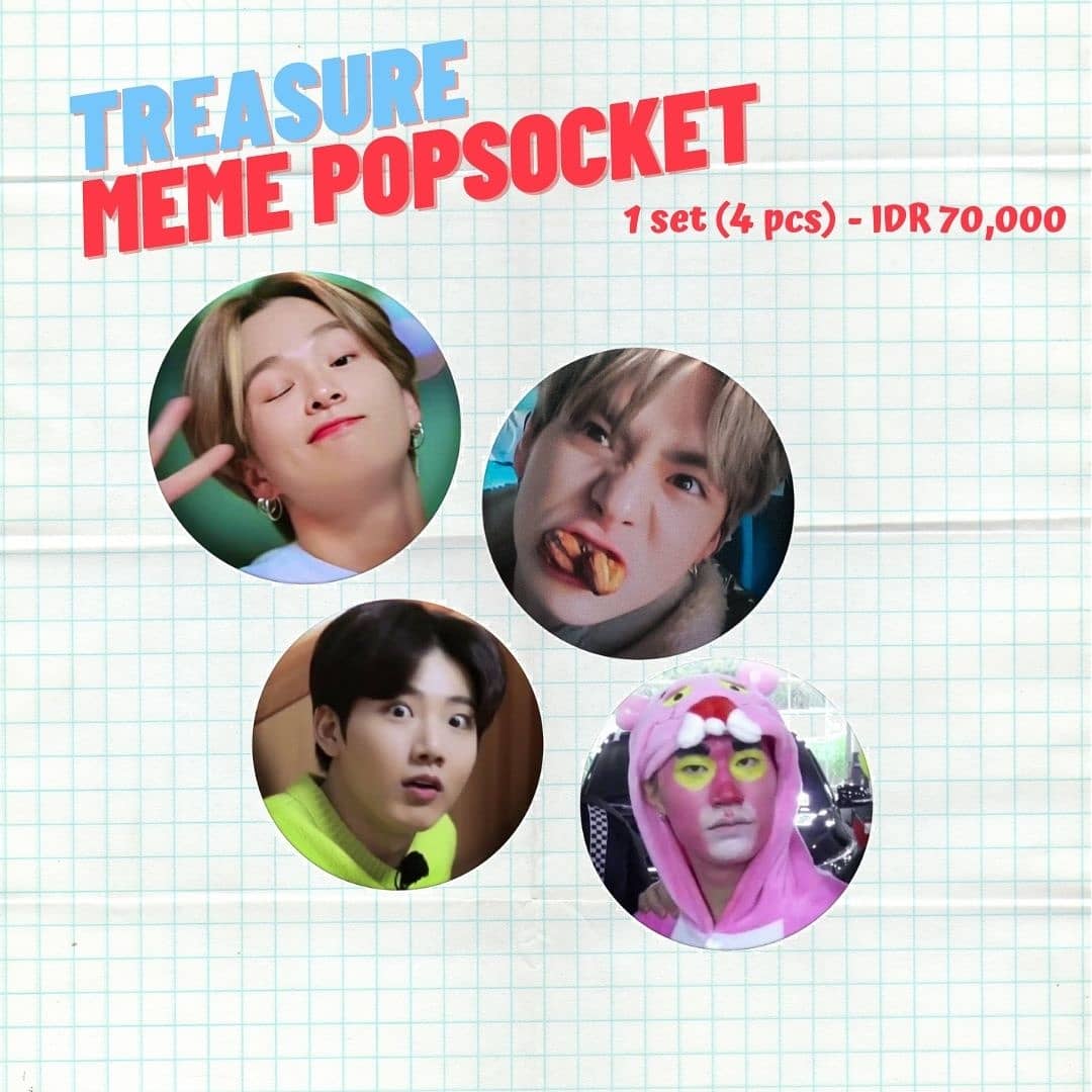 BoxesofK's tweet image. Preorder TREASURE MEME POPSOCKET
Price : IDR 70,000 for 4 pcs (boleh pilih member)
Pengerjaan kurang lebih 7 hari
DM for order 😊
#TREASURE #CHOIHYUNSUK #YEDAM #JUNKYU #ASAHI #YOSHINORI #HARUTO #JUNGHWAN #DOYOUNGtreasure #JIHOON #JAEHYUK #MASHIHO #JEONGWOO