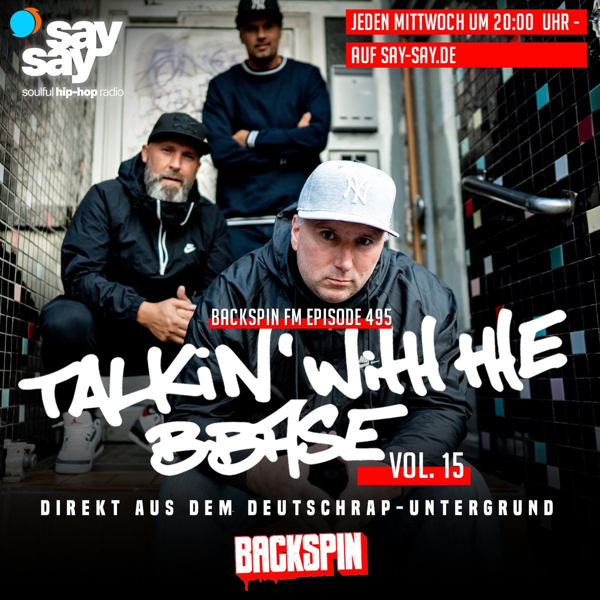 Heute Abend bei BACKSPIN FM: Talkin' with the B-Base! Zusammen mit @nikobackspin beleuchtet B-Base Hip-Hop-Aktivisten wie 'Mayomann&Backfischboy' und Davesn aka. DavidGoliath. Als DJ ist wie immer @12FINGERDAN mit dabei. Schaltet heute um 20 Uhr ein bei @saysayradio