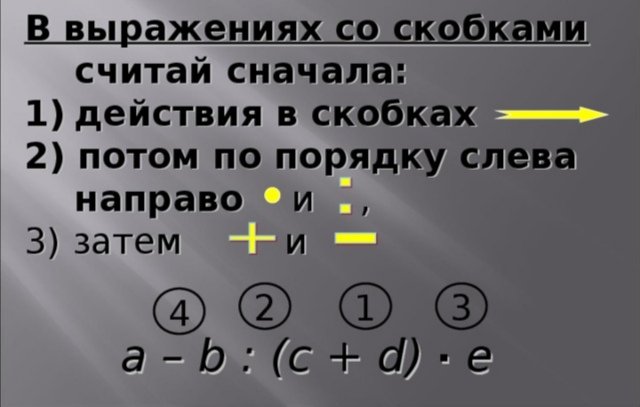 Что первое деление или умножение без скобок. Порядок действий в примерах со скобками. Порядок решения примеров со скобками. Порядок действия в примерах со скобкой. Порядок действий в математике со скобами.