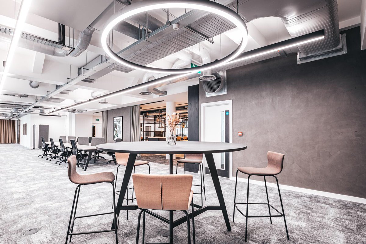 Interesting insights from <a href="/CBRE/">CBRE</a> on how #OfficeDesign is adapting, including a focus on collaborative spaces. We're proud our buildings provide flexible &amp; collaborative areas for every need. Read more here: bit.ly/3icLp09 #TheWayWeWork